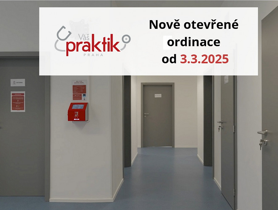 Nové ordinace od 3.3.2025