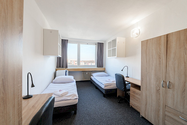 Bed in a triple room